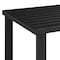 Armen Living Felicia Outdoor Patio Counter Height Dining Table in Black Aluminum 840254332584 - alternate 3